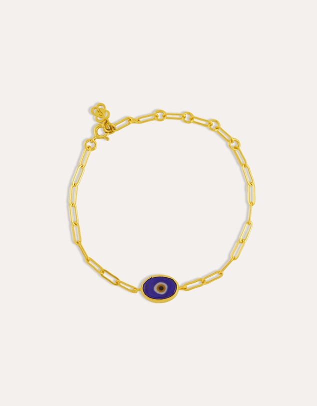 Ottoman Hands - Alara Navy Evil Eye Bracelet
