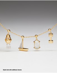 PDPAOLA - Charm Necklace Boat Charm