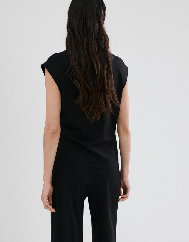 M.N.G - T-Shirt With Gathered Details