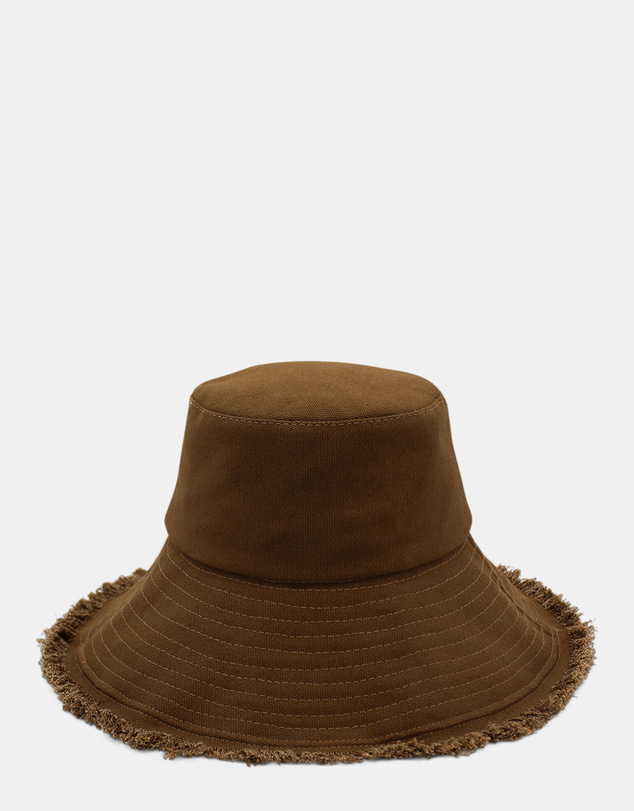 Morgan & Taylor - Cameron Cotton Bucket Hat in Chocolate Brown