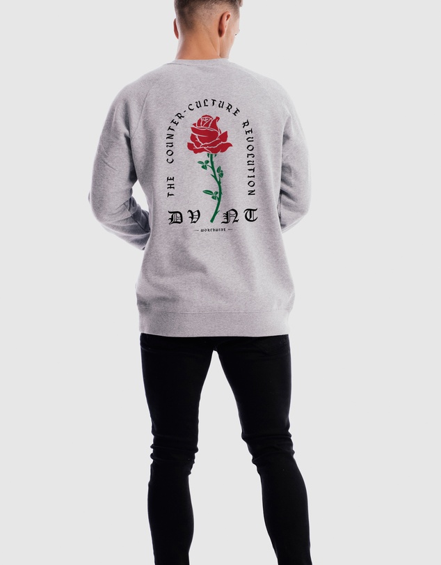 DVNT - Barbed Rose Crewneck