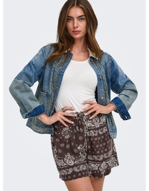 ONLY - Ambel Bandana Print Shorts