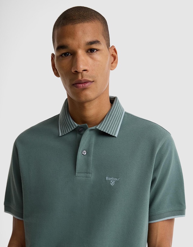 Barbour - Denwick Tipped Tailored Polo Shirt