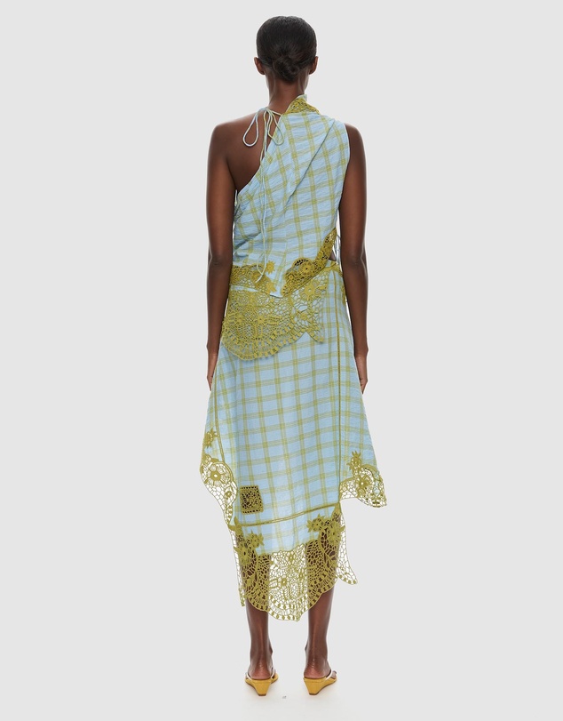 Christopher Esber - Embroidered Handkerchief Envelope Scarf Top
