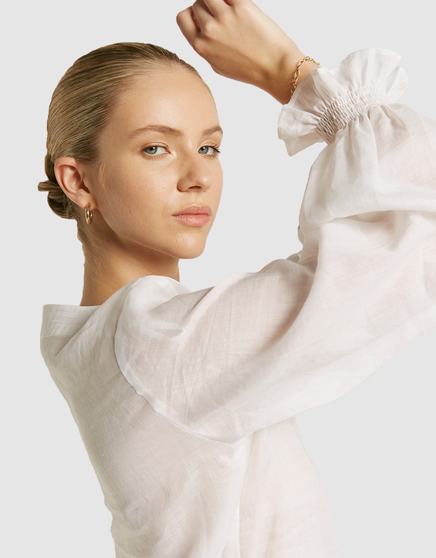 FRIEND of AUDREY - Oia Ramie Top