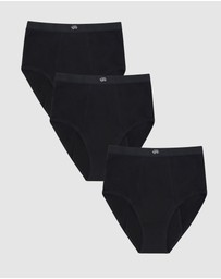 Love Luna - 3 Pack Women's Plus Size Super Full Brief
