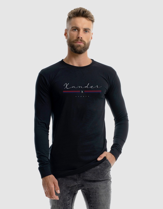 Xander - Grid Long Sleeve Tee