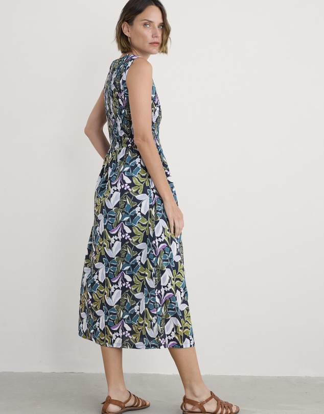 Seasalt - Seasalt Cornwall Navy Sleeveless Meadowsweet Dress