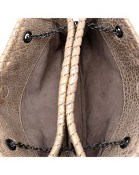 Pre-Loved by Azura Reborn - Pre-Loved Intrecciato Trimmed Metallic Leather Duo Shoulder Bag