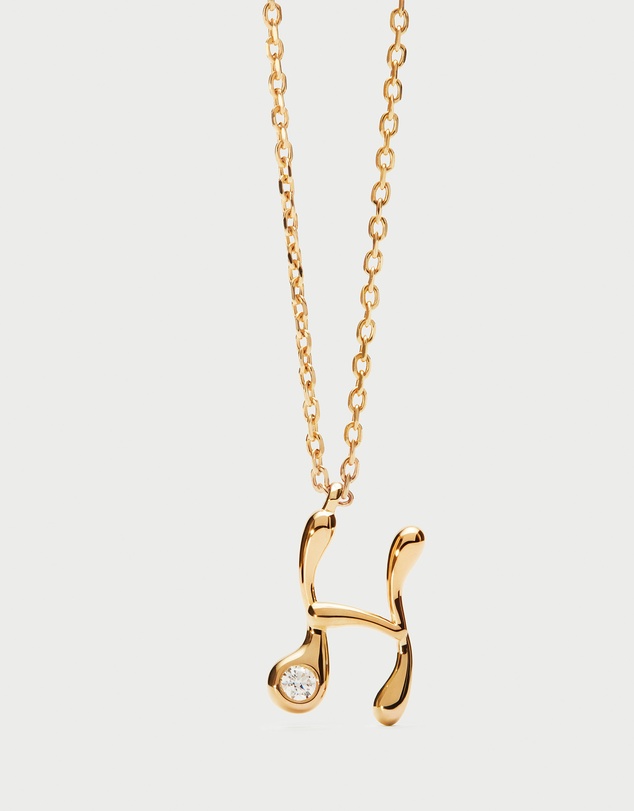 PDPAOLA - Initial 2026 H Pendant Necklace