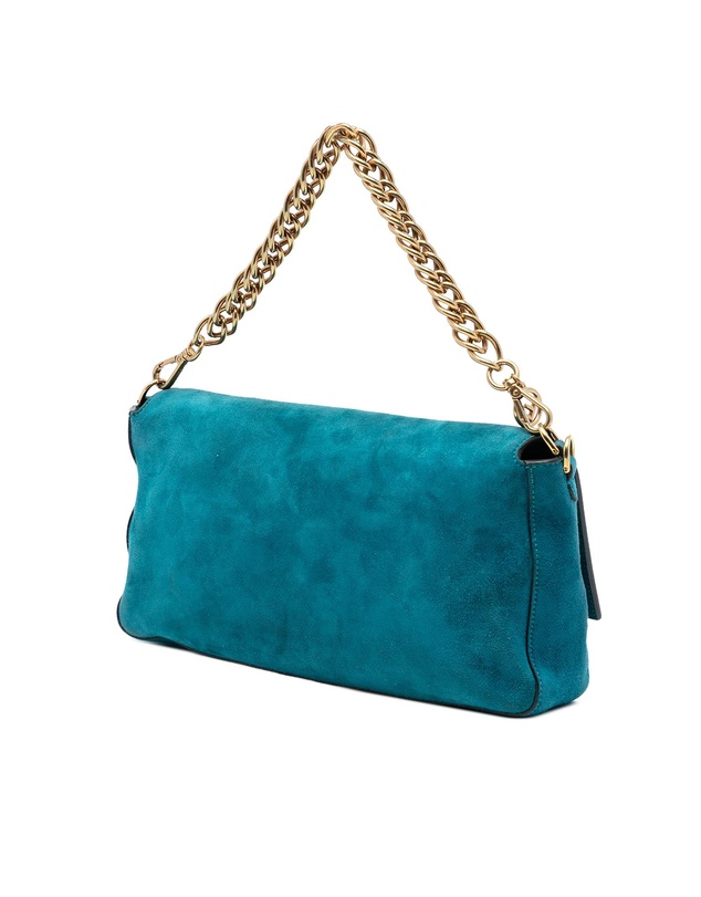 Pre-Loved by Azura Reborn - Pre-Loved Large Suede Chamois Baguette Satchel