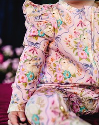 Fleur Harris - 'Bunnies & Bows' Precious Frill Coverall in Pink Love