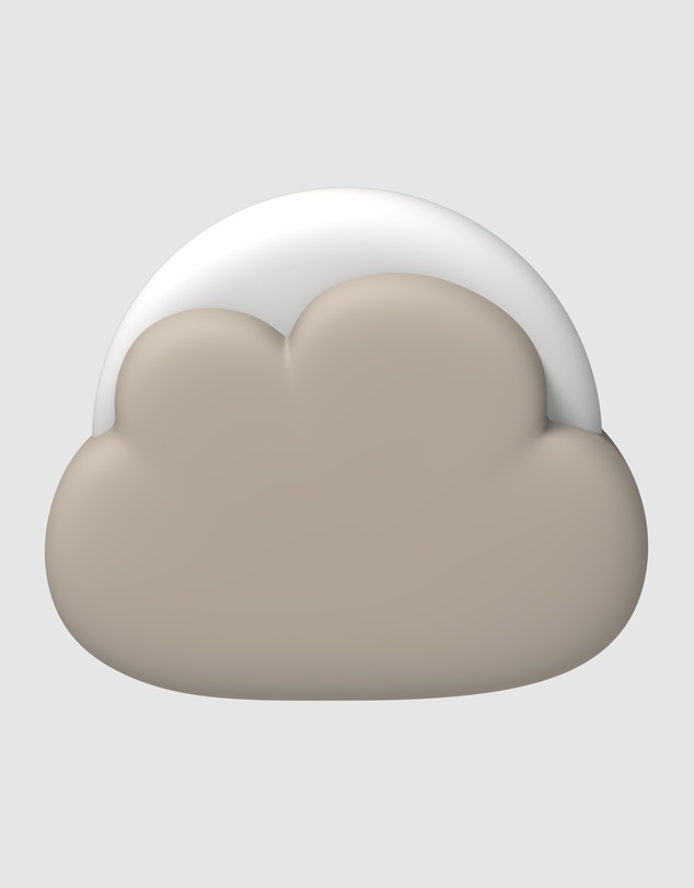 Kreafunk - Kreafunk Kids Cloudy Lamp - Ivory Sand