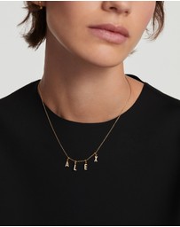 PDPAOLA - Charm Necklace Letter Charm