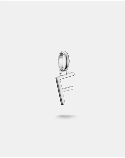 THOMAS SABO - THOMAS SABO Connect Charm letter F Silver