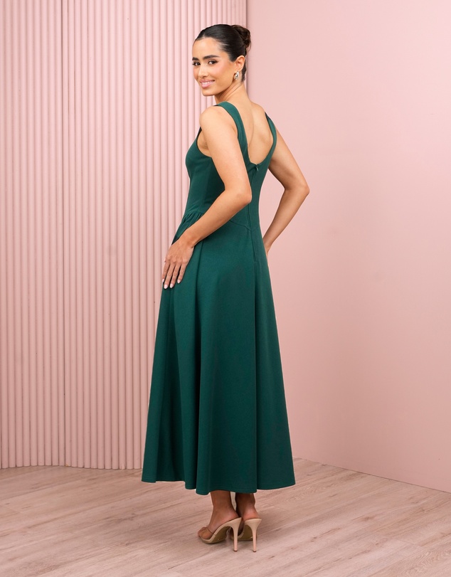 Azzurielle - Sophie Full Skirt Midi Dress