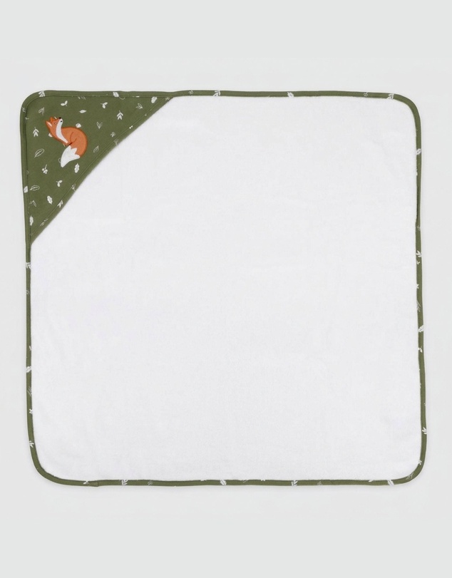 Living Textiles - Organic Hooded Towel - Fox & Friends