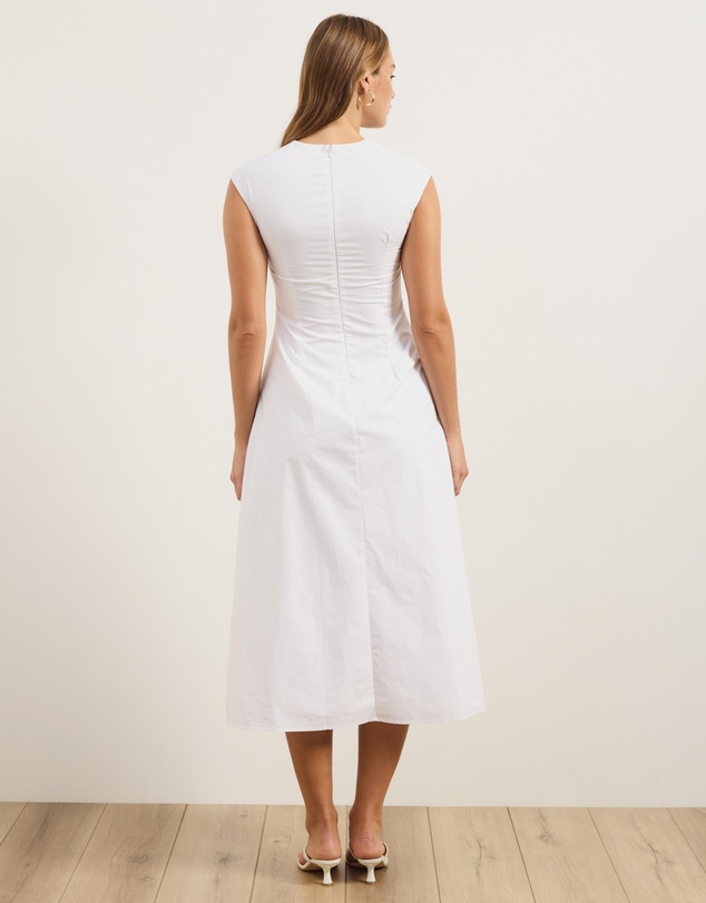 Atmos&Here - Lara Pintuck Midi Dress