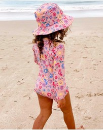 Purebaby - Printed Long Sleeve Swimsuit- Kids-Babies