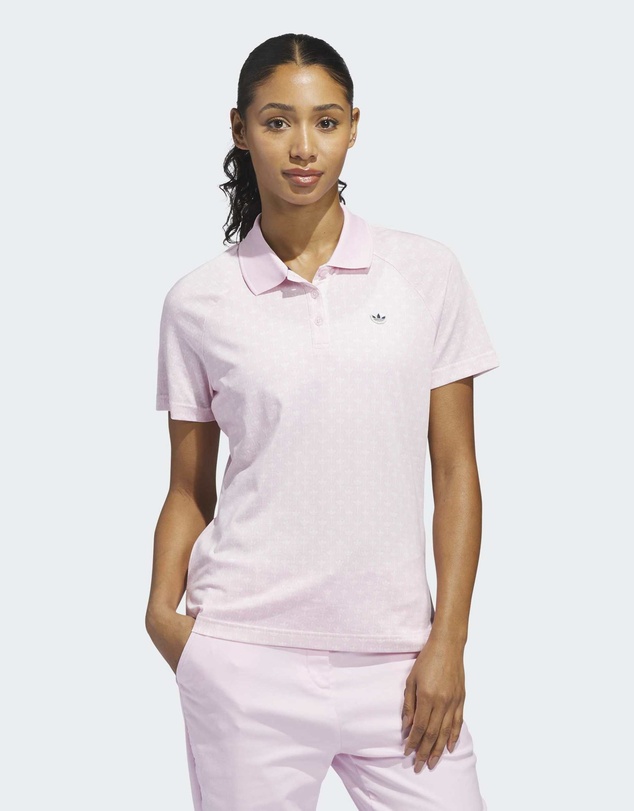 adidas Originals - Originals All Over Trefoil Polo Shirt Womens