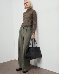 M.N.G - Pleated Straight-Leg Suit Trousers