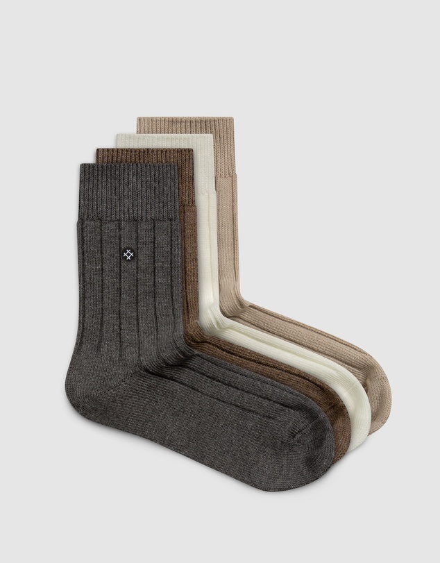 Sockdaily - Math 4 Pack Quarter Socks