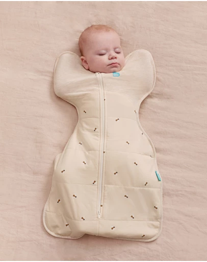 Love to Dream - Swaddle Up™ 2.5T Quilted Stretch Cotton Bees Oatmeal