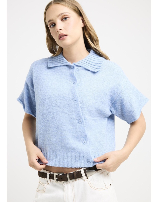 Subtitled - Sofia Asymm Knit Cardi