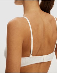 Cotton On Body - Cotton Pointelle Triangle Padded Bralette