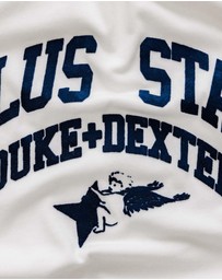 Duke + Dexter - Plus Vintage White + Navy Ringer T-Shirt