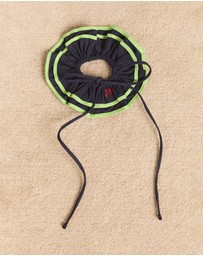 Damson Madder - Piping Tie Scrunchie