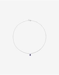 Michael Hill - 0.05 Carat TDW Laboratory-Grown Diamond & Created Sapphire Gift Set in Silver