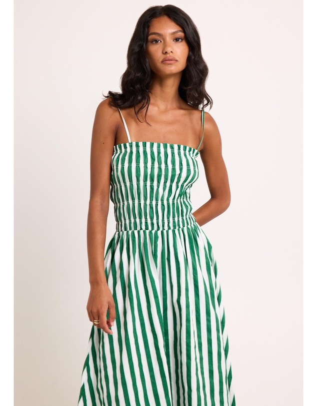 Subtitled - Manon Shirred Maxi Dress