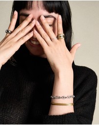 Fossil - Heritage Silver Tone Bracelet