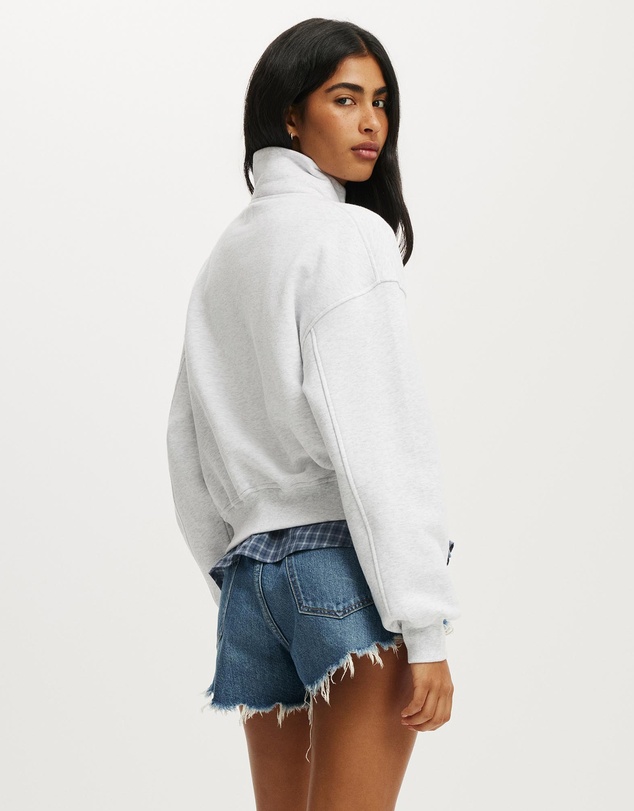 Cotton On - Quarter Zip Sweatshirt