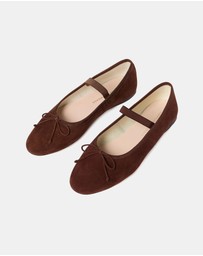 Loeffler Randall - Leonie Soft Ballet Flats Suede