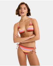 Roxy - Womens Stripe Cheeky Bikini Bottom