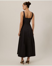 Tussah - Lulu Square Neck Midi Dress
