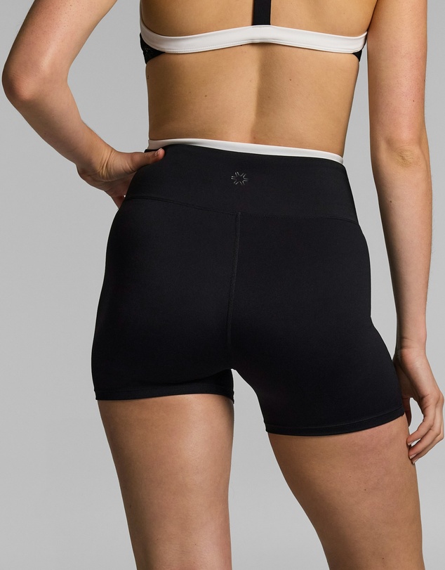 Rockwear - Tipped Wrap Front Mid Thigh Bike Shorts