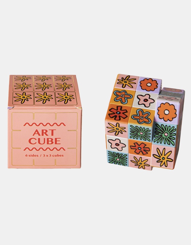 Journey Of Something - Art Cube - Flower Pop