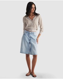 Decjuba - Lauren Lurex Knit Cardigan