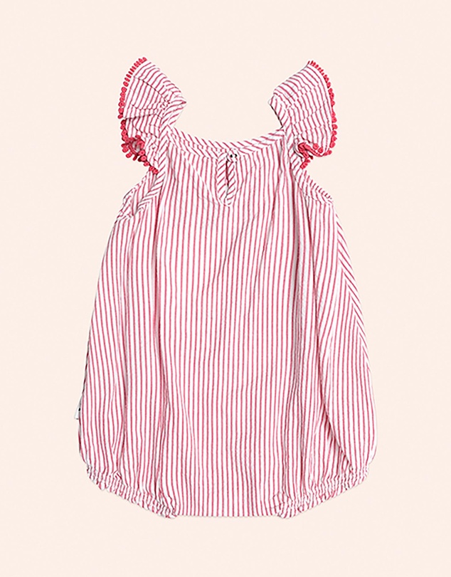 Huxbaby - Gingerbread Frill Playsuit - Babies