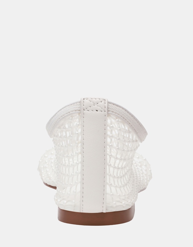 Steve Madden - Mino-P Off White Pearl Flats