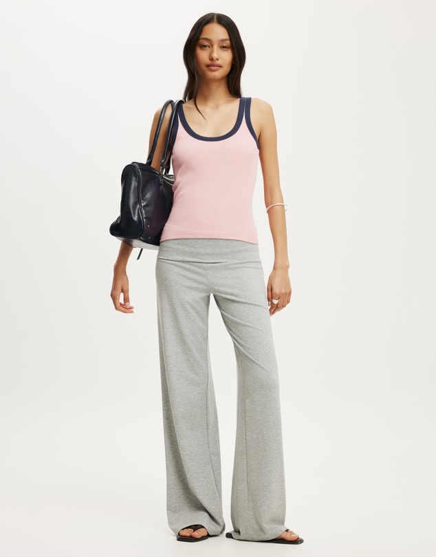 Cotton On - Blake Rib Scoop Tank