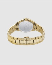 Maxum - Sydney - Green Dial, Gold Tone Case & Gold Bracelet
