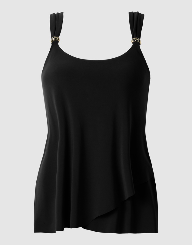 Miraclesuit Swimwear  - Dazzle Underwired Draped Tankini Top