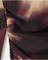 M.N.G - Tie-Dye Ruched Dress