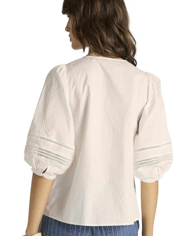 Fate + Becker - Freya Lace Trim Blouse
