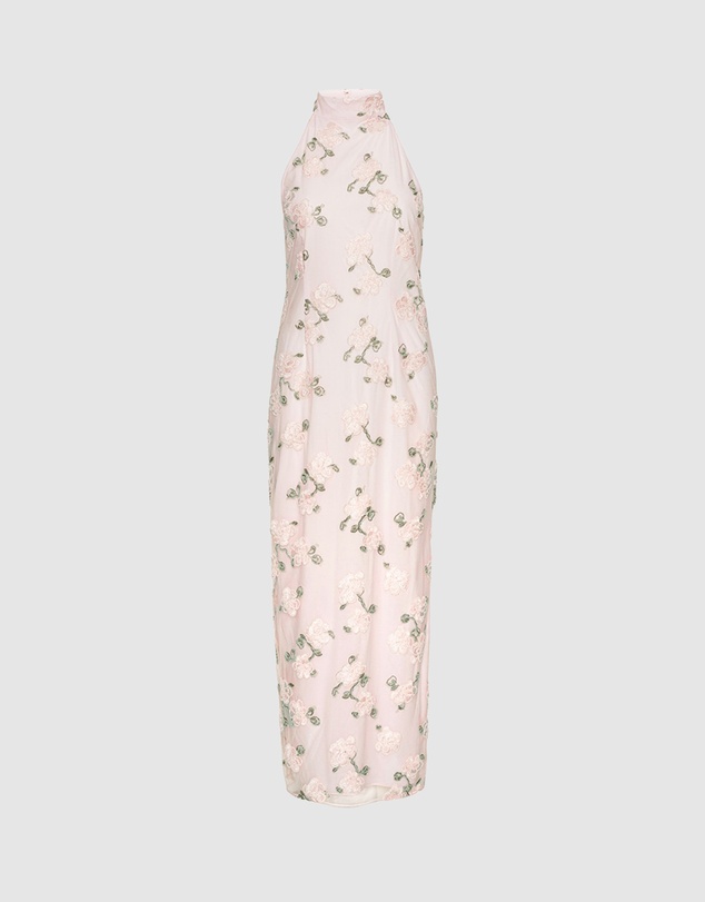 ROTATE - Flower Beads Maxi Dress