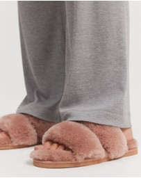 Country Road - Australian Made Shearling Double Slide
